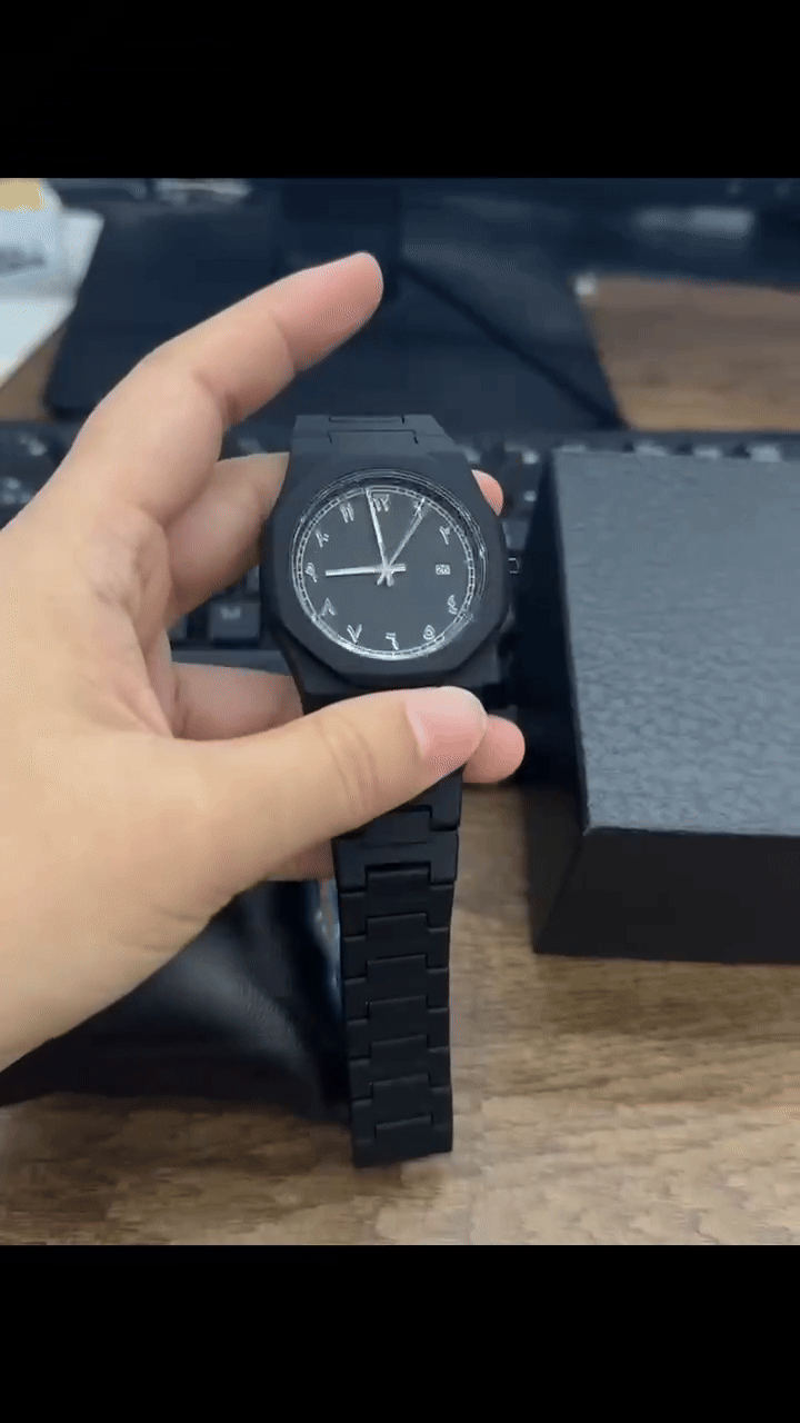 Stainless Steel Arabic Watch – Timeless Elegance Meets Modern Design